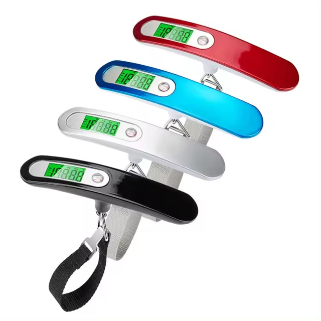Portable Electronic Travel Bag Hand Held High Accurate Scale Digital Luggage Weighing Scale With LCD Display