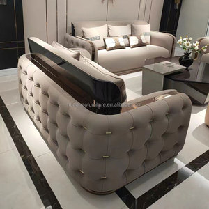 Hiện đại bọc phòng khách đồ nội thất phòng khách biệt thự sofa đặt thương mại sử dụng cao cấp độc quyền nhà sang trọng chần sofa - Product Image 2