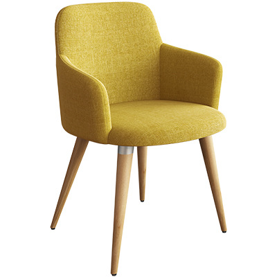 Arte en tela amarilla.