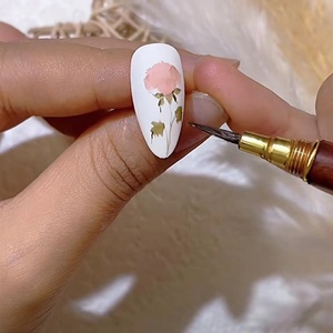 Pinceau à ongles Kolinsky amélioré avec stylo aquarelle, manche en bois, multifonction, poils spéciaux d'animaux pour la peinture - Product Image 3
