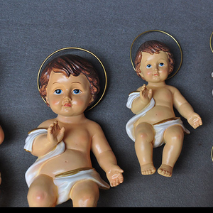 Baby Jesus Figurine, <strong>Resin</strong> Religious Christmas <strong>Nativity</strong> Scene <strong>Set</strong> or Table Top Display - Product Image 3