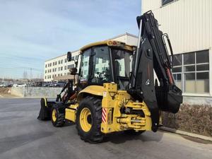 388t हाइड्रोलिक लोडर पृथ्वी-चलती मशीनरी बैकहोई व्हील लोडर उत्खनन बिक्री के लिए 2.5t बैकहोए लोडर - Product Image 3