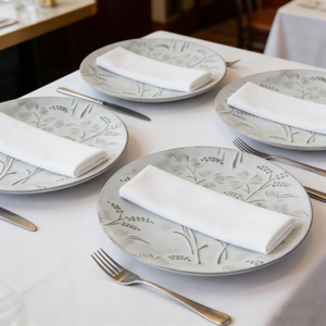 <span class=keywords><strong>Assiette</strong></span> en céramique de style campagnard, couleur terre naturelle, relief de fleurs de <span class=keywords><strong>pissenlit</strong></span>, fabrication sur mesure, facile à nettoyer - Product Image 4