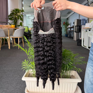 วิกผมหน้าผากลูกไม้แบบเต็มศีรษะ 24 นิ้ว แบบสเปน ลอนหยิก 13x4 ความหนาแน่น 200% ทำจากผมมนุษย์แท้ สำหรับผู้หญิง จัดส่งรวดเร็ว - Product Image 2