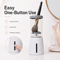 Vente en gros d'outils de maquillage portables, appareil de nettoyage électronique, brosse de maquillage pour éponge, poudre d'oeuf, pinceau de maquillage