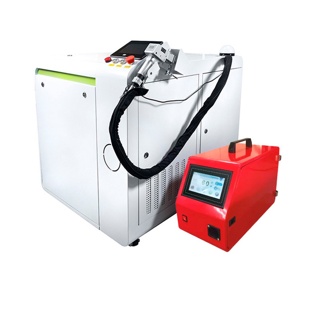 Hand Held Fiber Stainless Steel Laser Welder With Wire Feeder 1000w 1500w 2000w 3000w Laser Welding Machine for Aluminum Metal