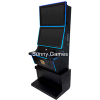 Máquina de Juego Arcade Fury Series Skill Cabinet de 23.6 Pulgadas con Doble Pantalla Táctil, Personalizada en Negro para Gabinetes de Juegos de Diversión