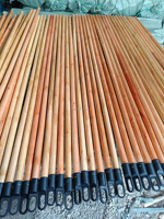 Manche de balai en bois peint coloré, export direct usine, manche de balai en bois verni diamètre 20mm-25mm