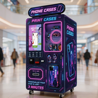 Máquina Expendedora de Fundas para Teléfonos Móviles, con Impresión de Diseños, Excelente Efecto de Exhibición para Museos y Salas de Juegos
