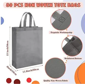 Không Dệt Mua Sắm Túi Tái Chế Chất Liệu Vải Tái Sử Dụng Có Thể Gập Lại Mua Sắm Tote Túi Với Tùy Chỉnh In Logo