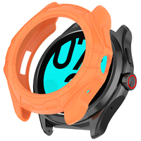 Casing Pelindung Lembut TPU HUANLONG untuk Ticwatch Pro5 Enduro Bumper Smart Watch Fitur Sentuh Sangat Sensitif Tahan Gores
