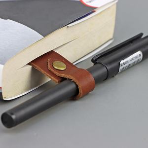 Custom Made Lezen Pagina Marker Soft Vintage Crazy <span class=keywords><strong>Horse</strong></span> Lederen Bladwijzer Met Logo - Product Image 6