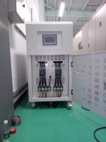 Fuente de Alimentación de CA Trifásica de 380V, 45-200KW, Control de Programa Vertical, Frecuencia Variable, con 90% de Eficiencia, Salida de 45Hz-400Hz