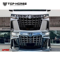 Alphard 30 Garnitures chromées de la calandre avant Garnitures chromées du pare-chocs avant