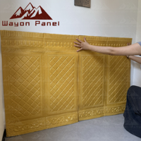 Ventes Directes Usine Wayon Papier Peint Mural 70 * 70 cm Décoration Murale Revêtement Mural Panneau Mural