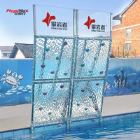 Dinding Panjat Air Splash Down PoolClimb untuk Kolam Renang, Hotel, dan Kolam Renang di Halaman Belakang
