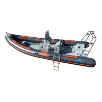 Bateau pneumatique Transea 23 pieds RHIB 700 à coque en aluminium Orca/Hyloan/PVC avec certificat CE
