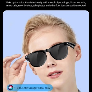 Lunettes de soleil intelligentes CY01AI 2025 avec caméra 8MP 4K, transfert Bluetooth, appels téléphoniques en temps réel, lecture de musique, réduction du bruit ENC - Product Image 5