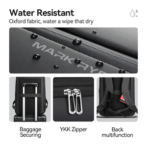 Mark Ryden Laptop <strong>Backpack</strong> Waterproof Men's Shoulder Laptop BackpacksMultifunctional Large Capacity G1_MR9808-B - Product Image 5