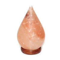 Lampe en sel de roche de l'Himalaya de couleur rose clair, forme ronde, sculptée, écologique, de haute qualité, emballage personnalisé, style Feng Shui