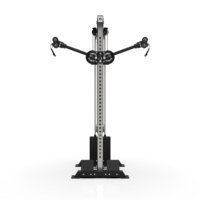 Tour de câbles de musculation fonctionnelle pour usage commercial et domestique, système de poulies à bras libre doublement réglable avec pile de poids, pour grossistes en équipements de fitness