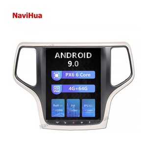 NAVIHUA Android Touch Screen Car Radio GPS Navi Multimedia Video <b>DVD</b> <b>Player</b> for Tesla Style Jeep Grand Cherokee 2012-2018 - Product Image 6
