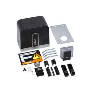 Kit rapide FAAC 24V pour automatisation de portail coulissant, poids maximal 400 kg, IP44, design contemporain - Product Image 3