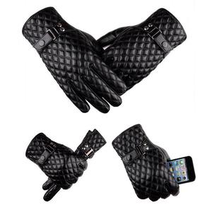 Bruselas deportes a prueba de viento impermeable bicicleta cuero Slip Plus terciopelo engrosamiento guantes OEM guantes de seguridad - Product Image 2