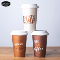 Usine en gros tasse à café en céramique pour hommes et femmes logo doré personnalisé tasse à thé en céramique tasses à thé en porcelaine