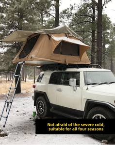 Carpa de techo rígida Oxford para <span class=keywords><strong>coche</strong></span>, para camping al aire libre, viajes en auto, techo blando, carpa de techo de apertura rápida, tienda de campaña piramidal - Product Image 6