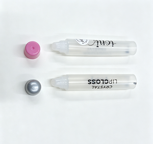 Tubo Squeeze Trasparente Satinato ABL per Lucidalabbra con Punta Inclinata e Tappo a Vite Rotondo, Confezione Cosmetica da Viaggio Personalizzata per Mini Olio <span class=keywords><strong>Labbra</strong></span> e Balsamo <span class=keywords><strong>Labbra</strong></span> - Product Image 1