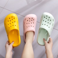 QJ Chaussures unisexe en EVA respirantes toutes saisons, style sabot classique Croc à bout fermé, pour jardin et plage, vente en gros Anhui