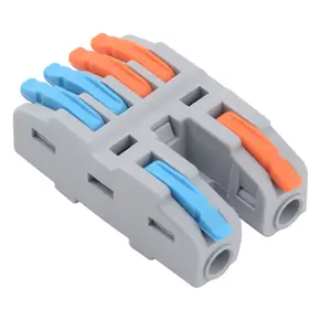 Neue Kabel Compact Screw Fixed Blocks Spleiß verbinder Wire Splitter 2 In 4 Out Terminal Wire Connector