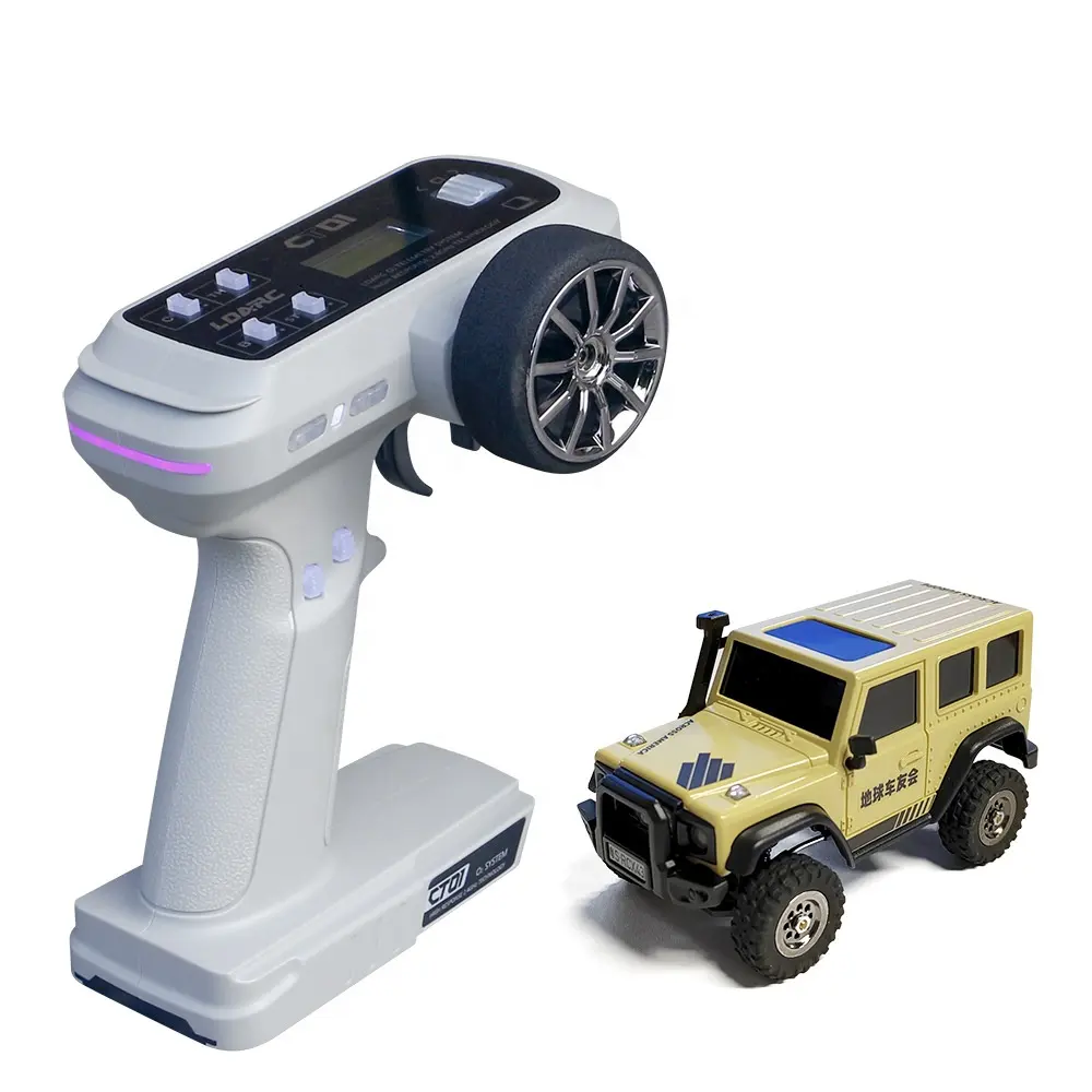 Vente chaude LDARC X43 Voitures 2.4G RC voiture 1:43 Crawler Véhicule tout-terrain 4wd RTR BNR Jouet longue portée télécommandé pour enfant adulte