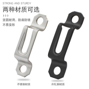 Conector 2 en 1 de Acero Inoxidable Laminado en Frío, Duradero, para Muebles de Armario - Product Image 1