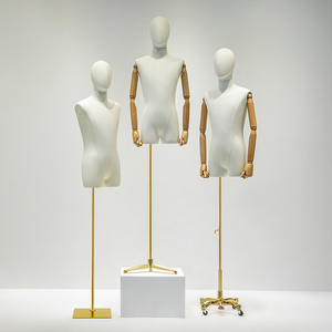Witte Hoogte Verstelbare Mannelijke Jurk Vorm Mannequin Rekwisieten Mode Realistische Mannen Pop Voor Kleding Winkel Etalage Display - Product Image 2