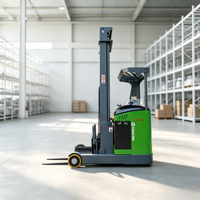 Chariot élévateur électrique contrepoids MOVMES 1500 kg avec batterie lithium-ion, type surélevé, longueur de fourche 1070 mm, levée 6 m