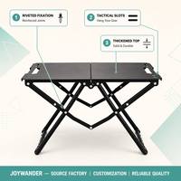 Table de camping pliable tactique d'extérieur - Équipement portable pour pique-nique