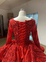 Feishiluo Musulman En Gros De Luxe À Manches Longues Robe De Mariée Robe De Bal Paillettes Robe De Mariée En Dentelle Grand Mariage Robes De Mariée