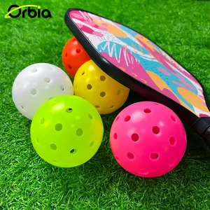 ORBIA Balles de pickleball personnalisées 40 trous pour extérieur, professionnelles, Franklin Pickleball, blanches