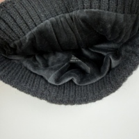 Casquette à visière personnalisée avec logo, bonnet en fausse fourrure, pompon, tricot torsadé, chapeau d'hiver pour femmes
