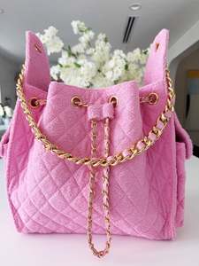 <span class=keywords><strong>Novedades</strong></span> 2026: Bolso de Hombro Cruzado de Tela de Rizo para Mujer, Estilo de Diseñador de Lujo, Bolso Tipo Cubo, Bolso de Mano de Moda para Compras - Product Image 3