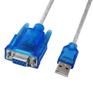 Adapter USB-Kabel zu serieller Schnitts telle DB9 rs-232 1m USB 24h Stecker Konverter