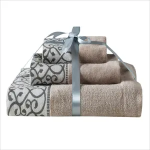 China Wholesale Stock Lot Towels Sets Bath 100% Cotton