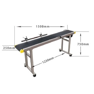 좋은 품질 작은 기계 고무 시스템 휴대용 스테인레스 스틸 컨베이어 벨트 - Product Image 5
