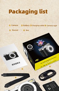 Digital Camera, High-definition Dual-lens Student Selfie Portable Campus Camera 4k 64MP - Product Image 6