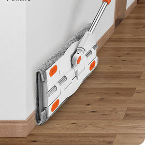 En gros fibre de coton rectangle tête 360 humide facile microfibre nettoyeur de sol vadrouilles nettoyage - Product Image 5