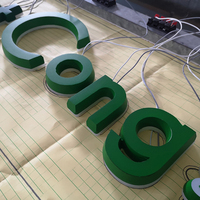 Conception personnalisée Acrylique D'intérieur Mini 3D Illuminé Frontlit Canal Lettre Signe Diy Intégré Grand Signage En Plastique