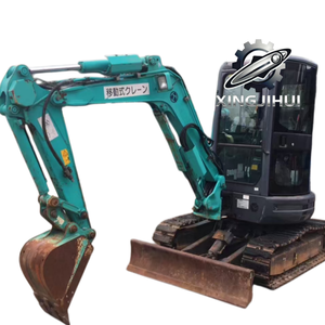 Excavatrice d'occasion Kobelco 30, marque japonaise d'origine, 3 tonnes, petite taille, sur chenilles en caoutchouc. - Product Image 1