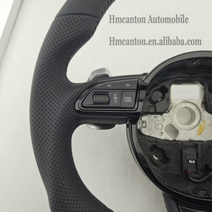 Volante de Cuero Perforado con Base de Cuero para Audi A4 A4L A5 A6 A7 B8, Venta al Por Mayor - Product Image 4